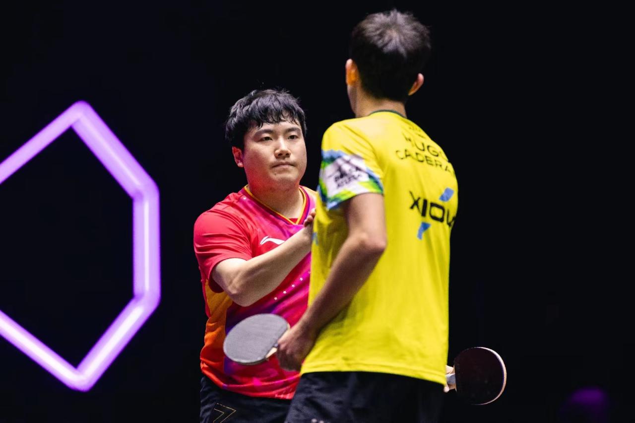 韩国队鏖战法国队,梁靖崑扛起全队 韩国队鏖战法国队,梁靖崑扛起全队